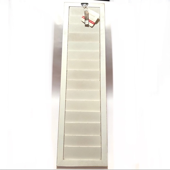 Wooden White Shutter Home Wall Decor LOVE Rustic - Picture 2 of 6